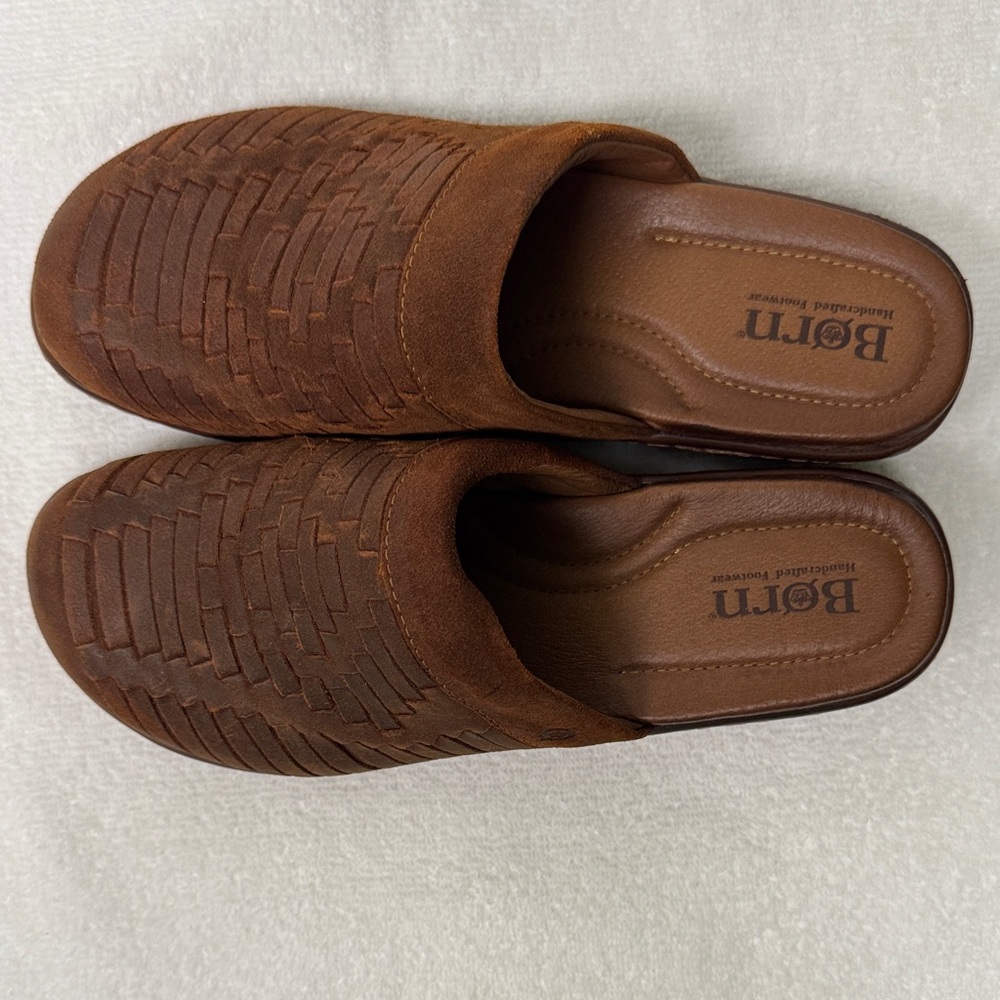 Born Yucatán Distressed Brown Clog Size 9 - Picture 2 of 14